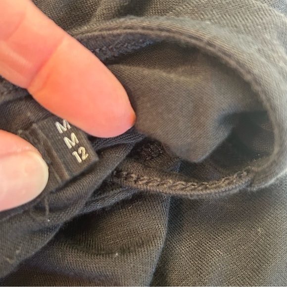 Super SEXY True to This Black Volcom Mini Dress Beach coverup Medium - Picture 5 of 6